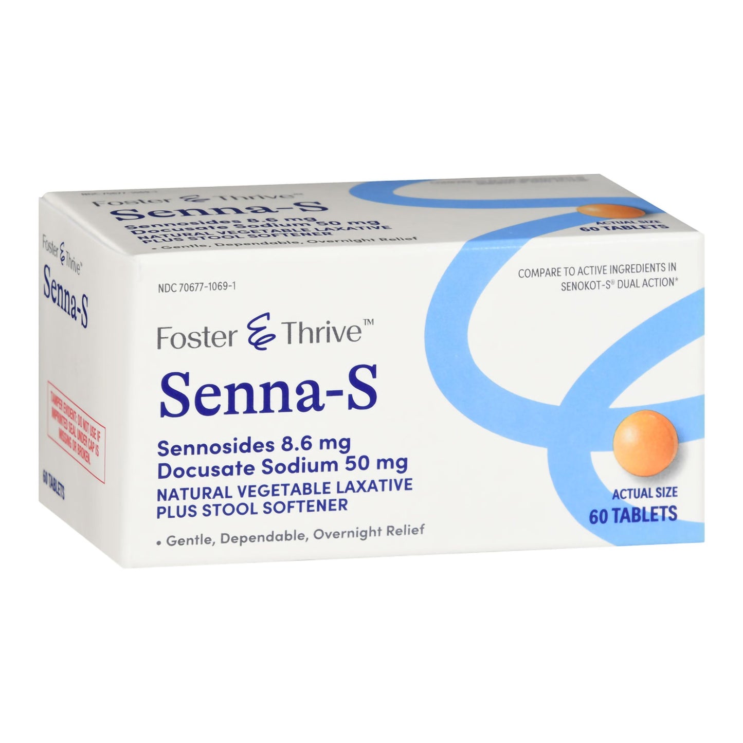Foster & Thrive™ Senna-S Sennosides 8.6 mg Docusate Sodium 50 mg Tablets 70677106901