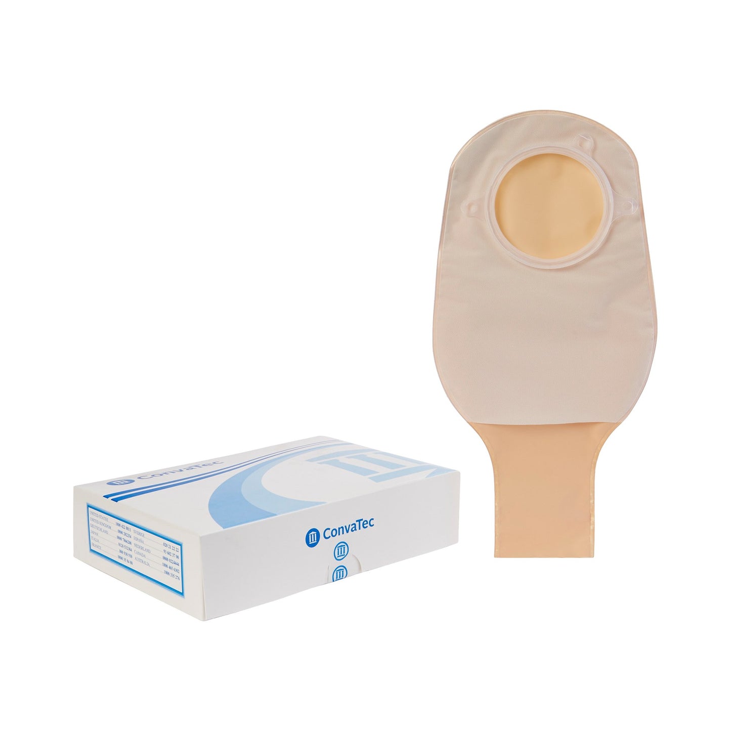 Colostomy Pouch Sur-Fit Natura® Two-Piece System 12 Inch Length Drainable - 401504