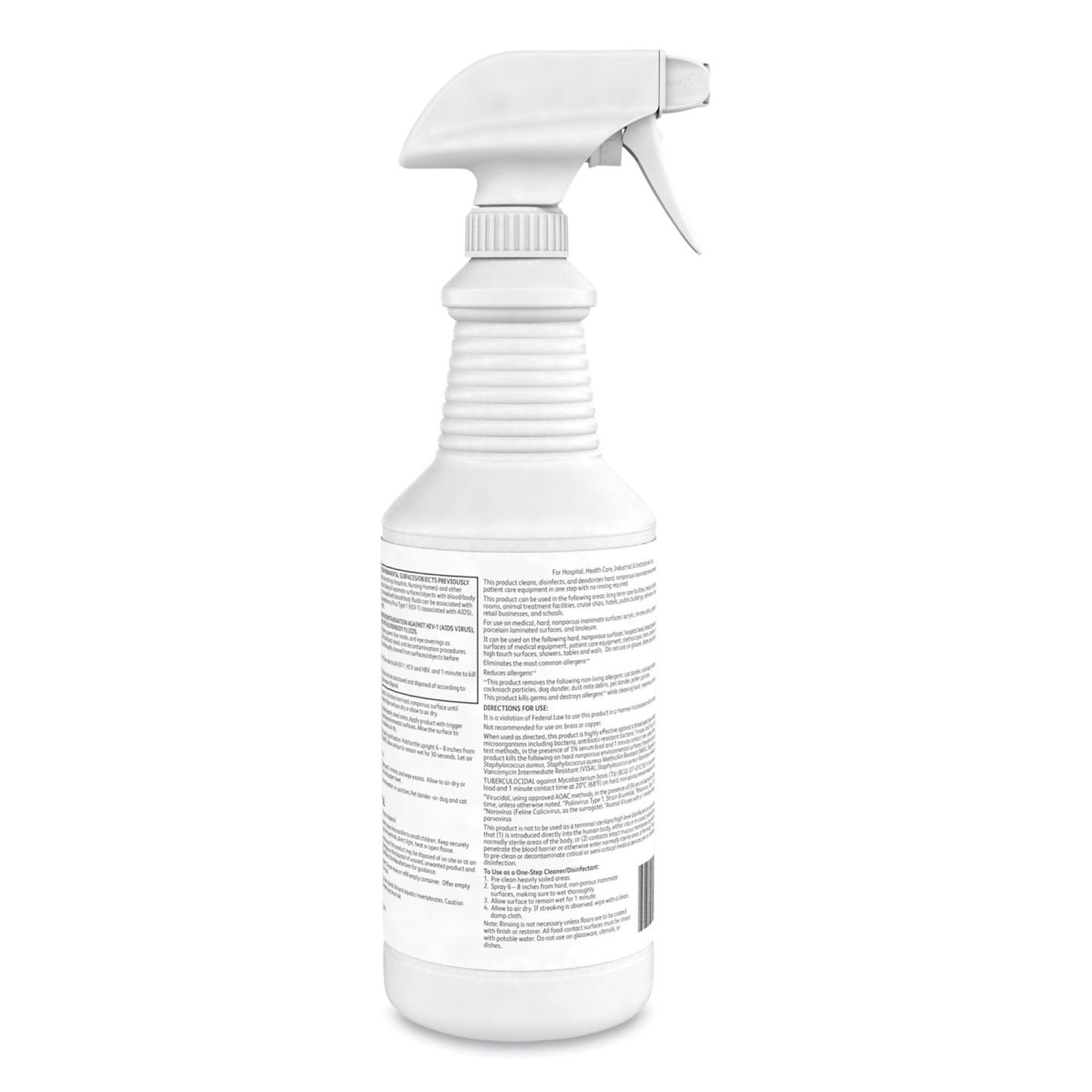 Oxivir® 1 RTU Surface Disinfectant Cleaner, Spray Bottle, 1 qt. DVO100850916