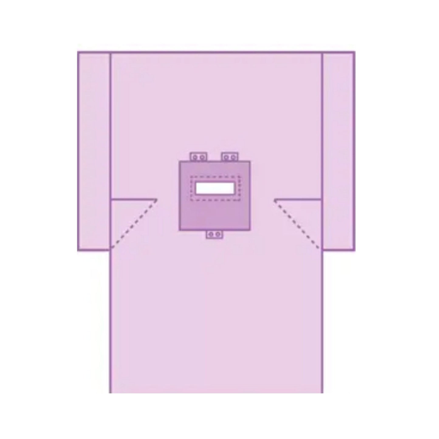 Cardinal Health™ Sterile Transverse Laparotomy Abdominal Drape, 77 x 122 Inch 29421