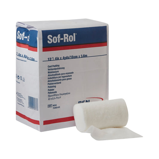 Cast Padding Undercast Sof-Rol® 4 Inch X 4 Yard Rayon NonSterile - 9034