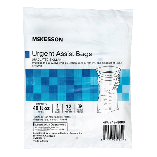 Emesis Bag McKesson 40 oz. Clear - 16-8000