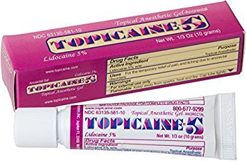 Topical Pain Relief Topicaine® 5% Strength Lidocaine Topical Gel 10 Gram - TOP5-010-TCRC