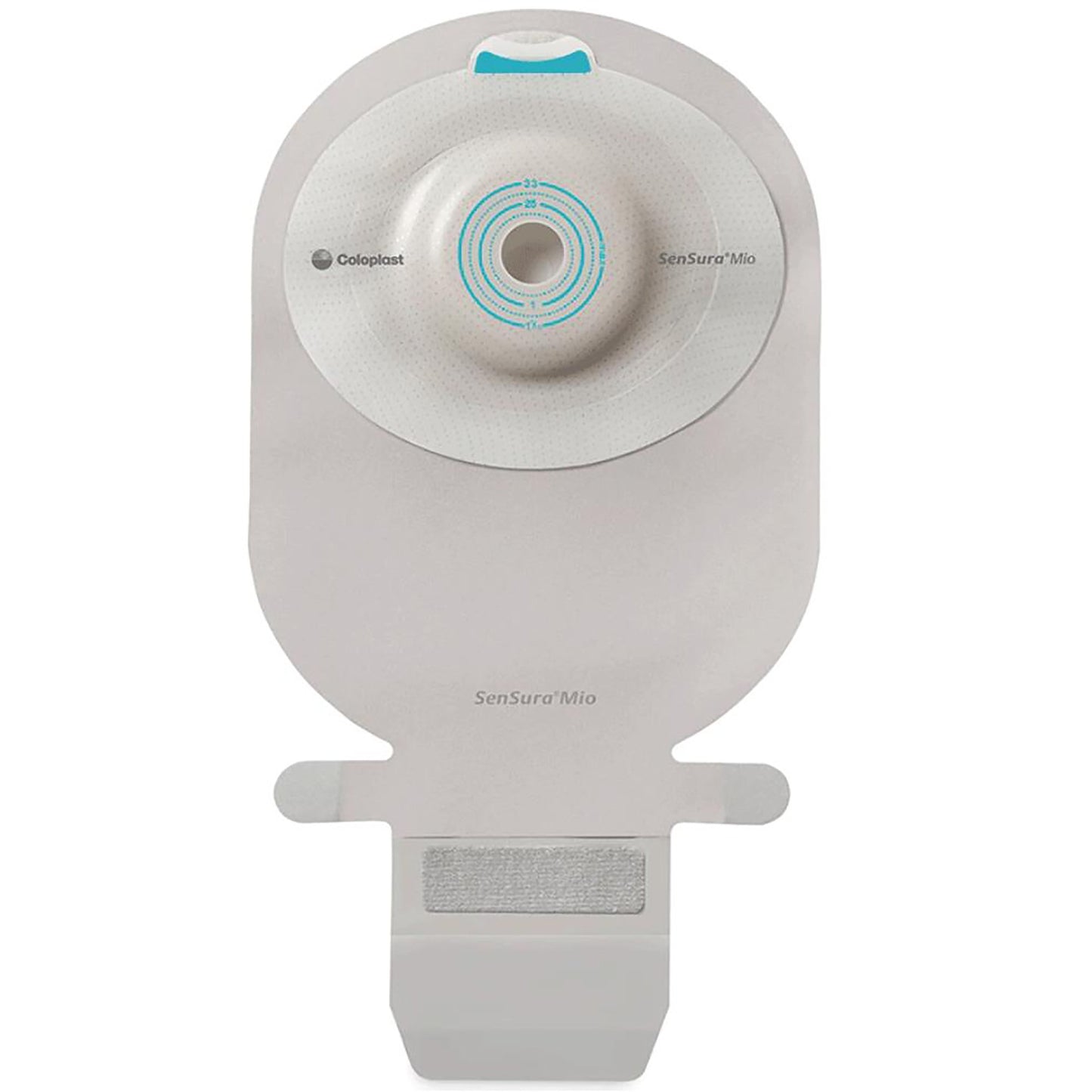 Ostomy Pouch SenSura® Mio Convex One-Piece System 11 Inch Length, Maxi Deep Convex, Pre-Cut 1 Inch Stoma Drainable - 16771