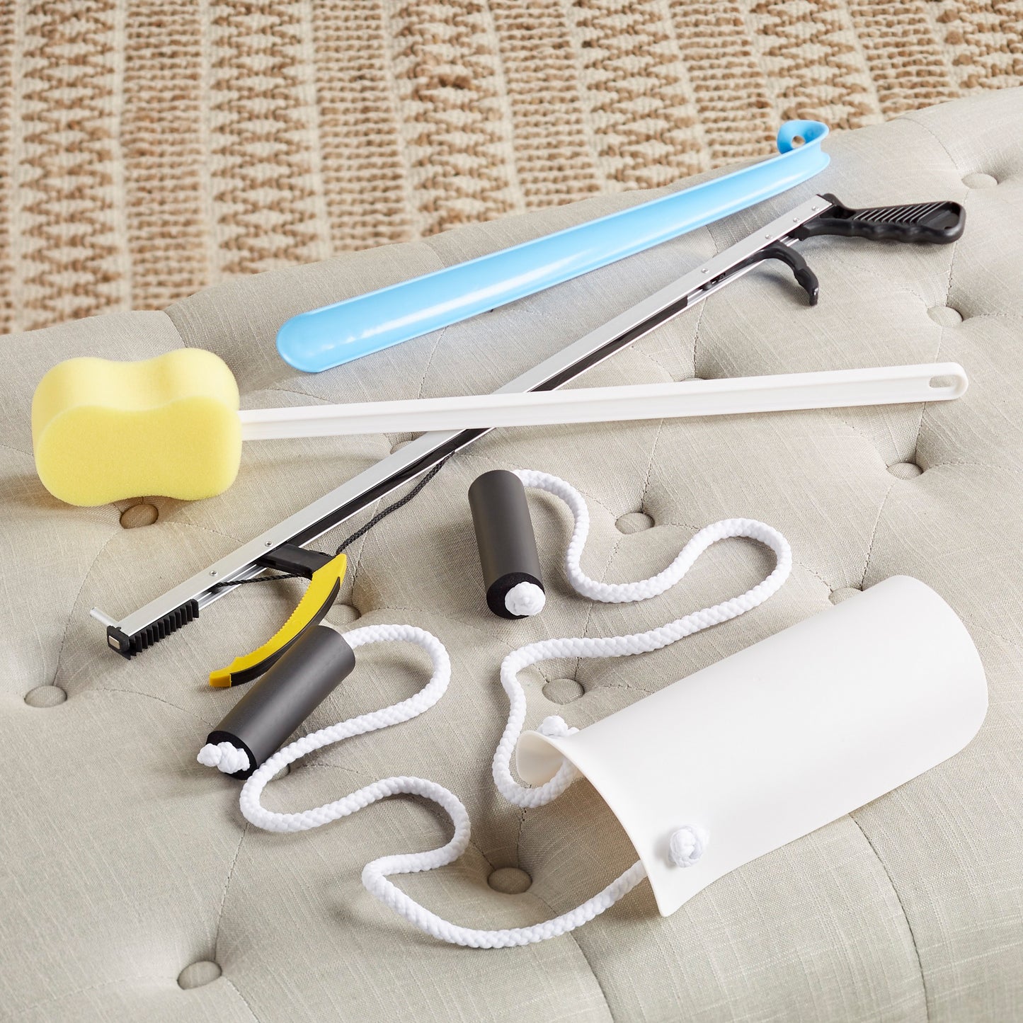 FabLife™ Hip Kit with 26 Inch Reacher and 18 Inch Plastic Shoehorn 86-0070