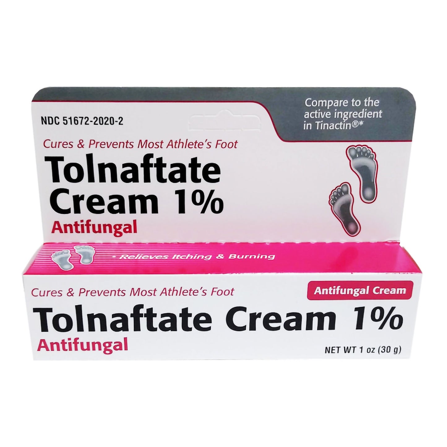 Antifungal 1% Strength Cream 2 oz. Tube - 51672202002