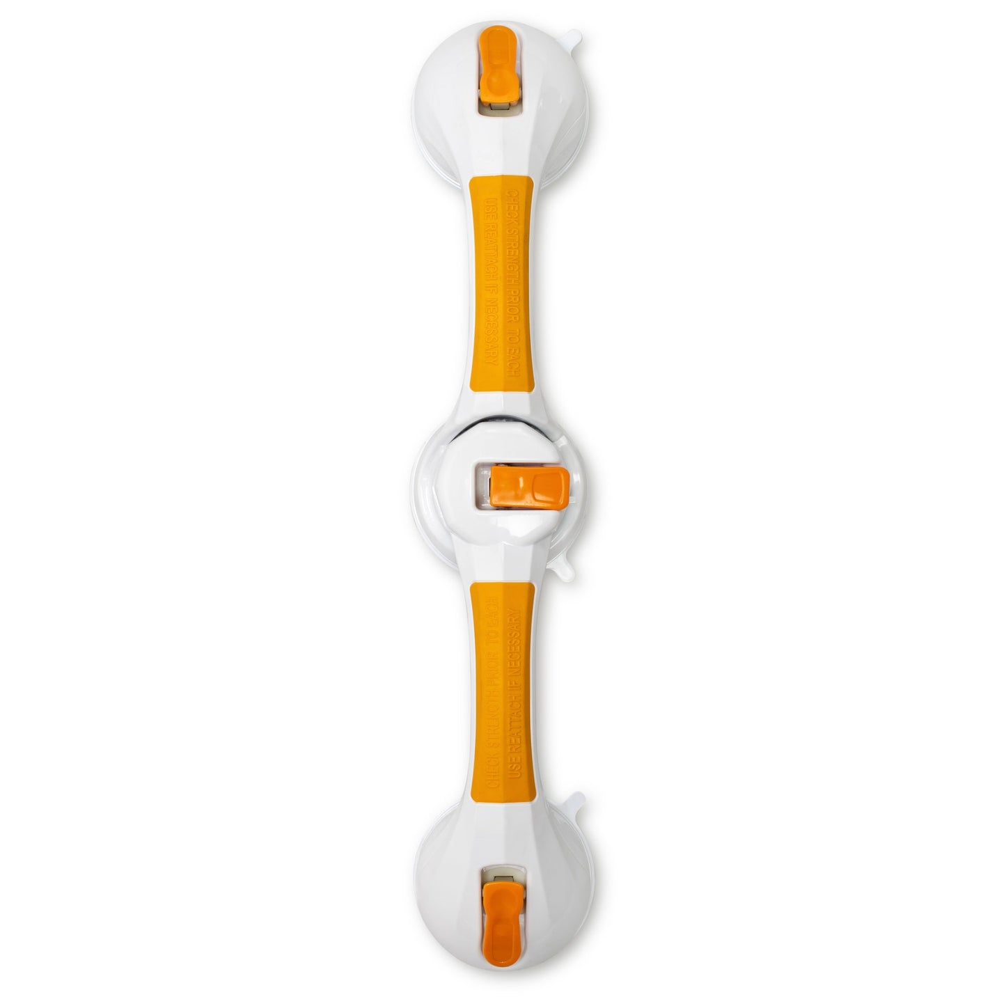 McKesson Rotating Suction-Cup Grab Bar, White/Yellow Plastic 146-RTL13084
