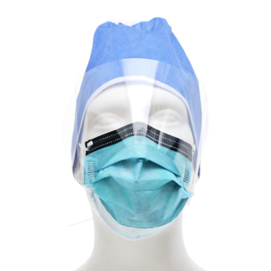 Cardinal Secure-Gard Procedure Mask with Eye Shield AT74631, Box of 25