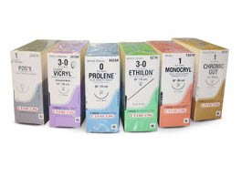 Nonabsorbable Suture with Needle Ethilon™ Nylon KS Straight Reverse Cutting Needle Size 2-0 Monofilament - 628H