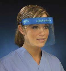 Face Shield Kit Splash Shield lite One Size Fits Most Half Length Anti-fog Disposable NonSterile - 4540SC