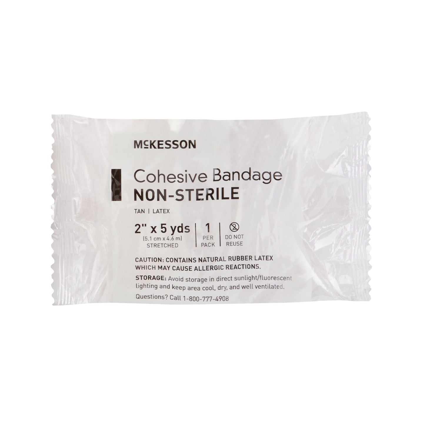 McKesson Self-adherent Closure Cohesive Bandage, 2 Inch x 5 Yard 16-3202