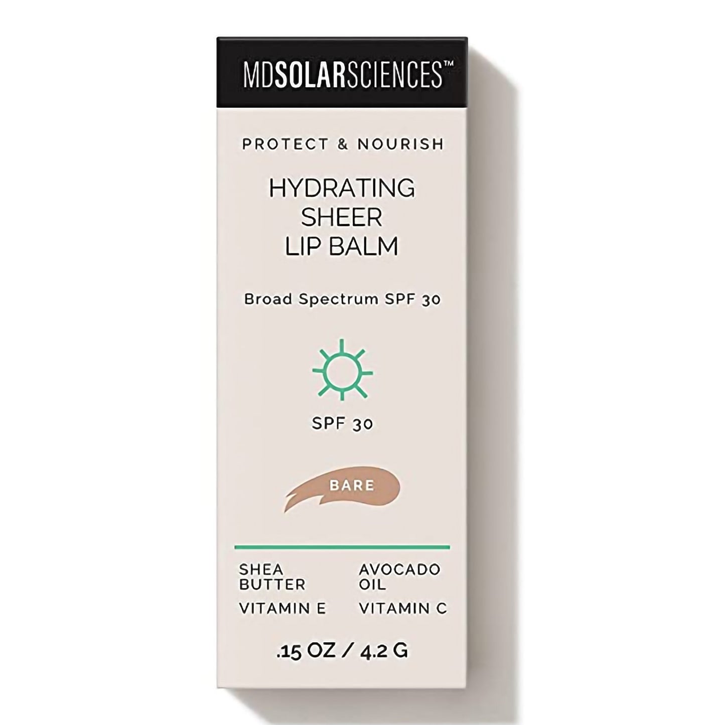 MDSolarSciences® Hydrating Sheer Lip Balm, Bare (Neutral) 152001