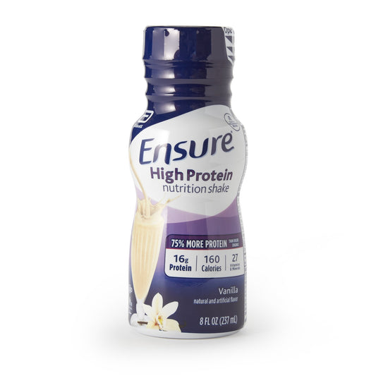 Oral Supplement Ensure® High Protein Shake Vanilla Flavor Liquid 8 oz. Bottle - 64117