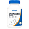 Dietary Supplement nutricost® Vitamin B2 Riboflavin Vitamin B2 100 mg Strength Capsule 120 Per Bottle NTC220101