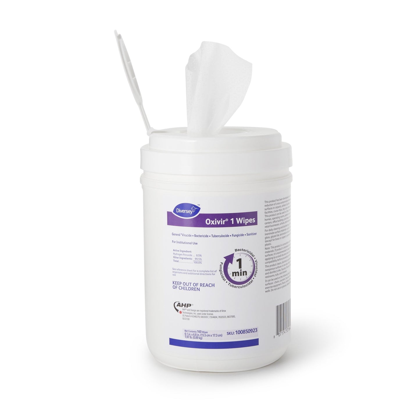 Diversey™ Oxivir® 1 Surface Disinfectant Wipes DVO100850923