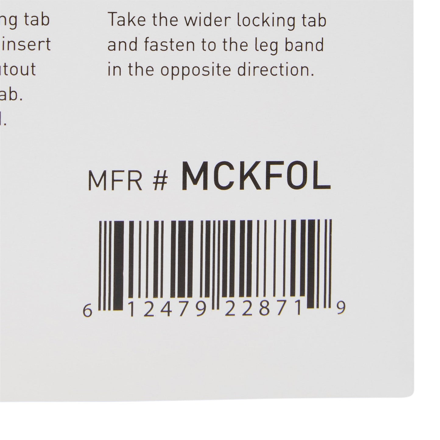 McKesson Foley Catheter Holder Leg Strap With Dual-Locking Tabs, 2 x 24 Inch MCKFOL