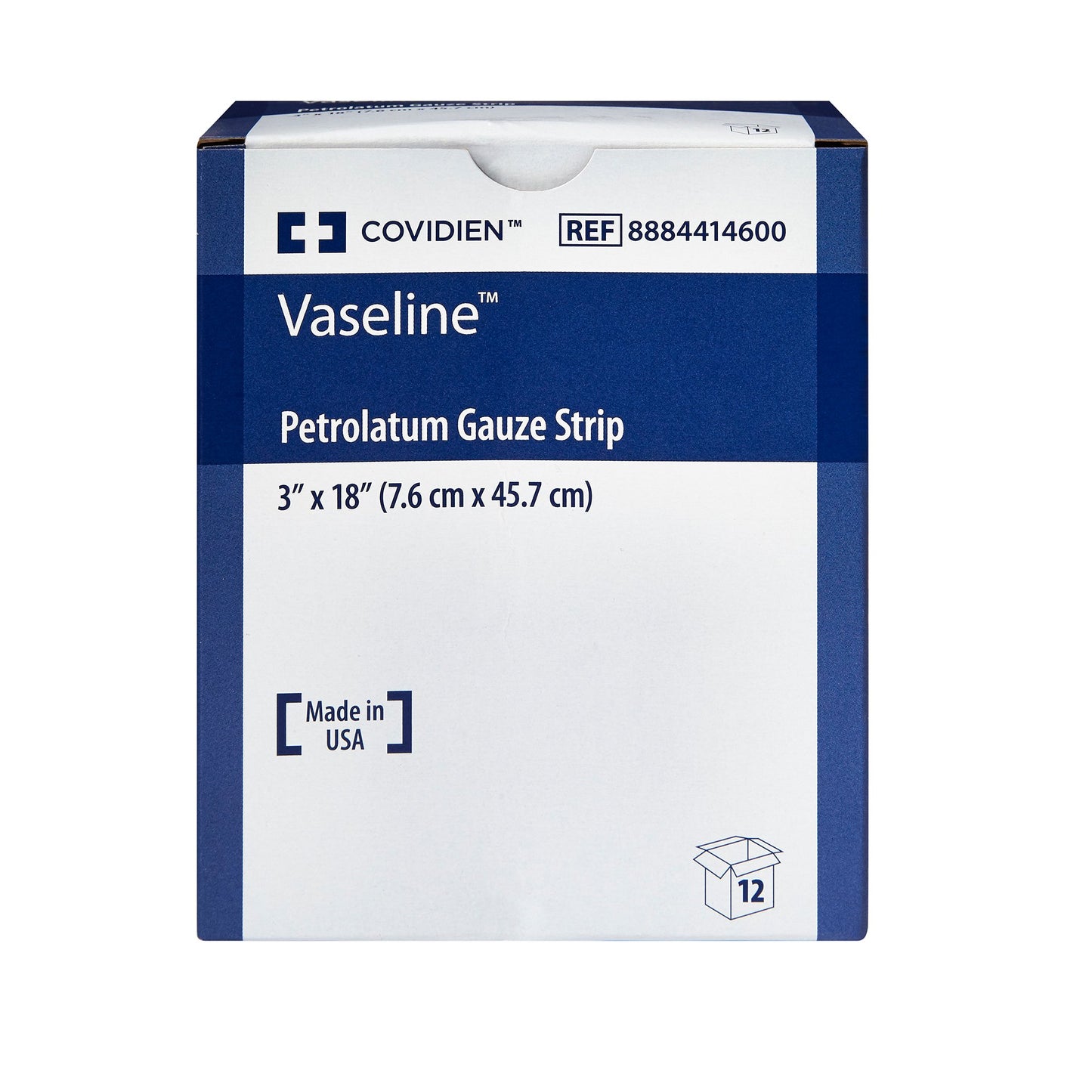 Vaseline® Petrolatum Impregnated Dressing, 3 x 18 Inch 8884414600