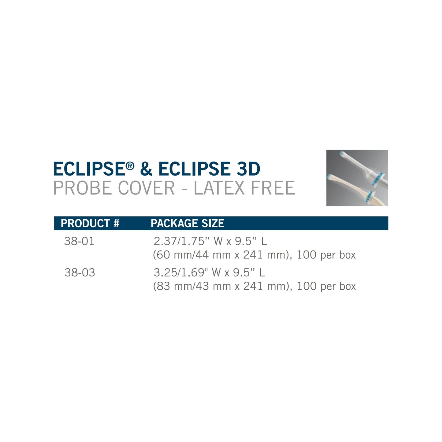ECLIPSE® Ultrasound Probe Cover 38-03