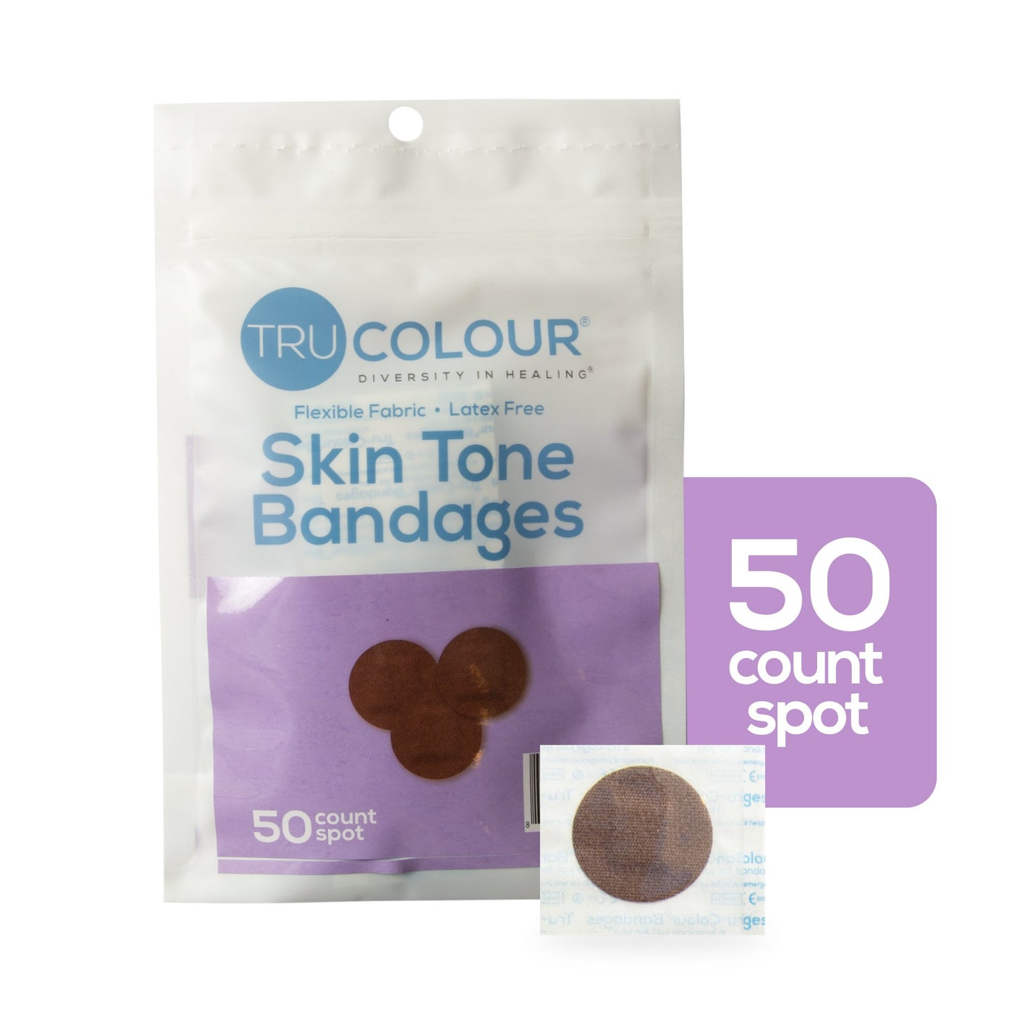 TruColour® Dark Brown Adhesive Strip, Spot TCB-PDOT