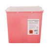 Sharps Container McKesson Prevent® Translucent Red Base 9-1/4 H X 10 W X 6 D Inch Horizontal Entry 2 Gallon - 2271