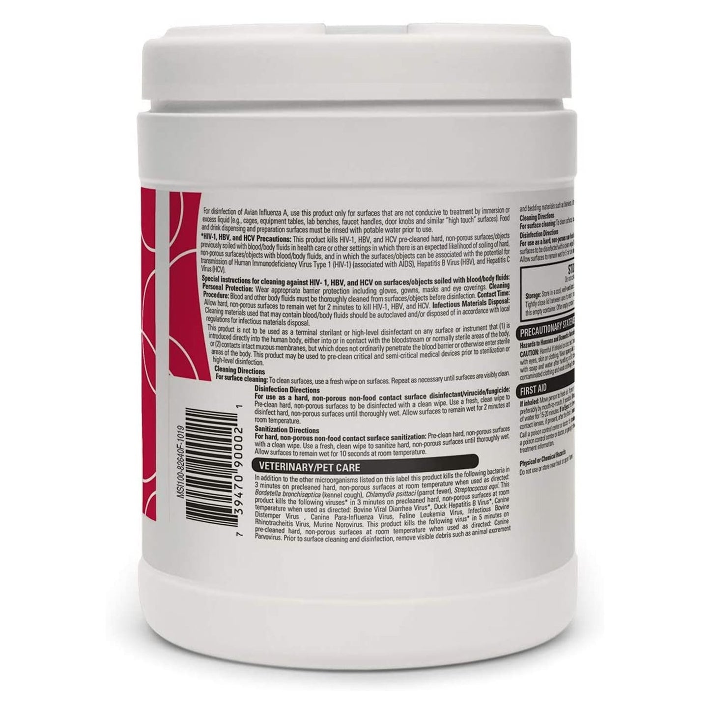 Opti-Cide3® Surface Disinfectant Cleaner Wipes MSI100