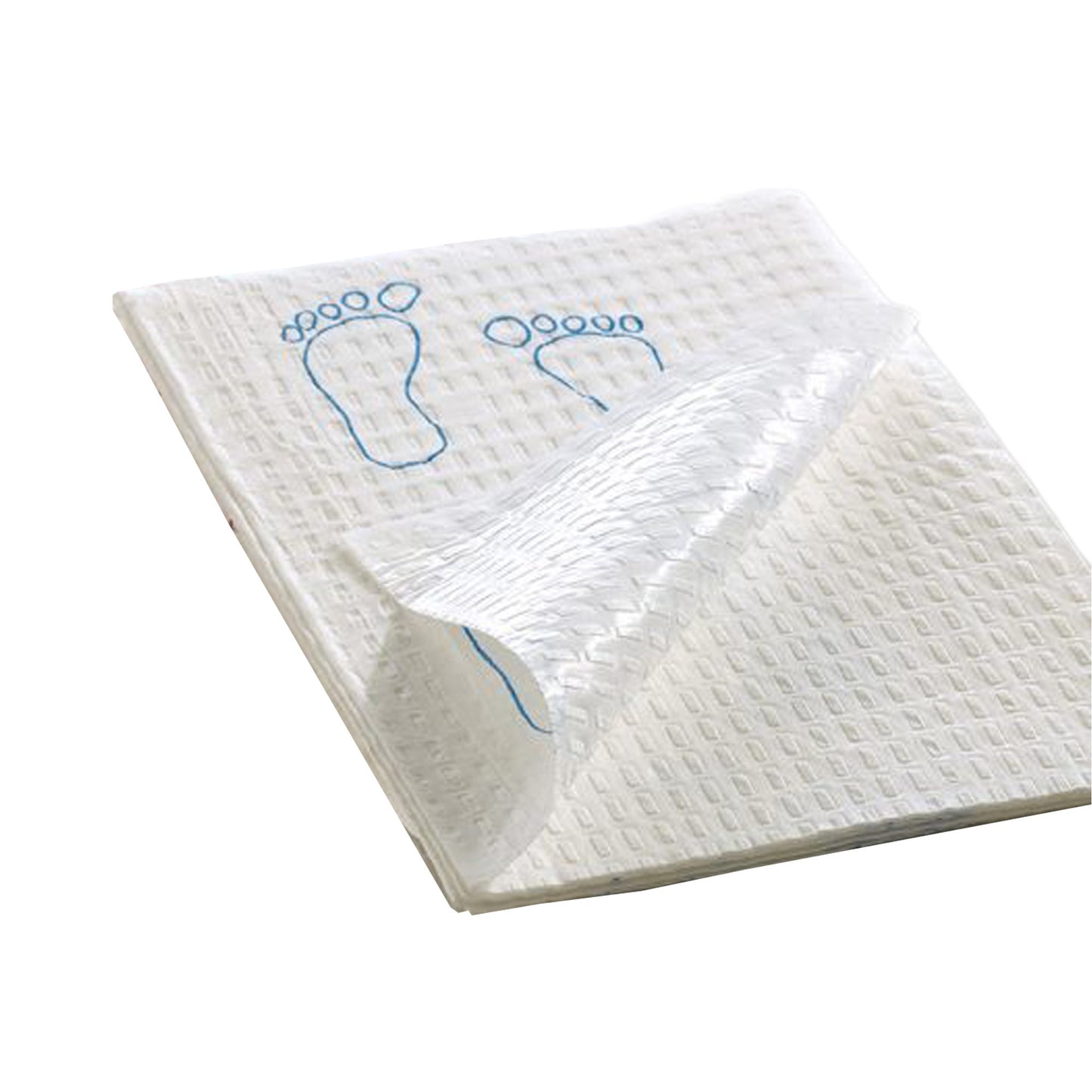 Footprint® Nonsterile Blue & White Procedure Towel, 13-1/2 X 18 Inch 70191N