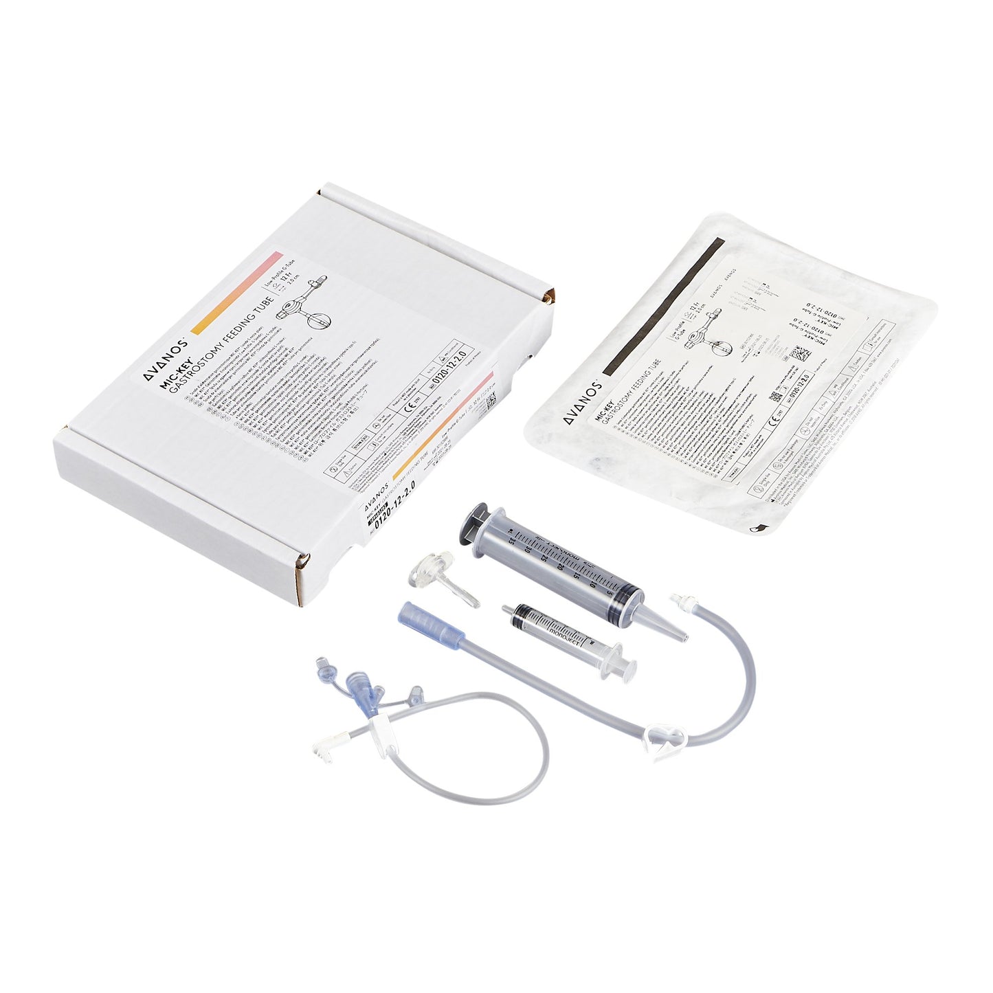 Mic-Key Gastrostomy Feeding Tube Kit, 12 Fr., 2.0 cm Tube 0120-12-2.0