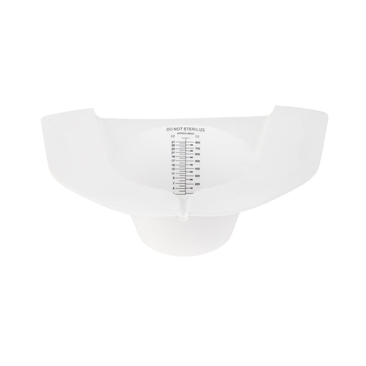 Commode Specimen Collector McKesson 800 mL (27 oz.) Without Closure Unprinted NonSterile - 16-9522