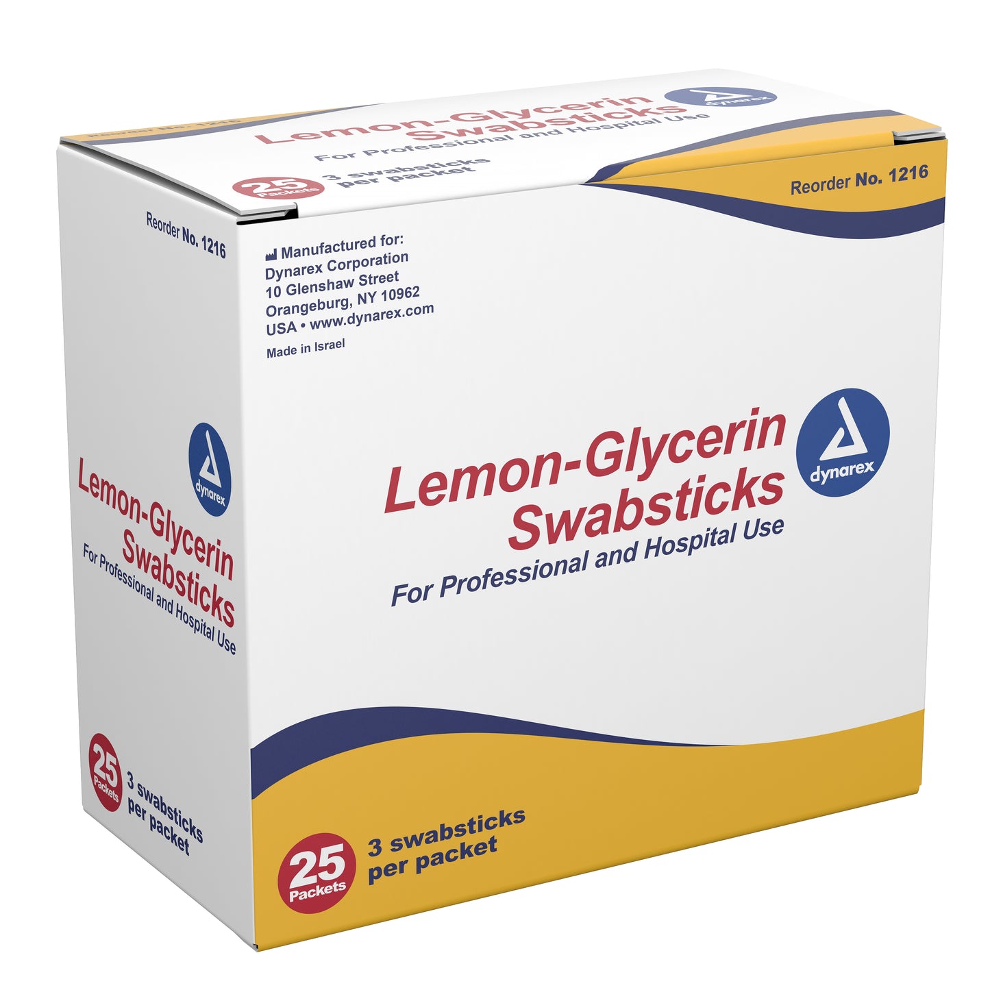 dynarex® Lemon-Glycerin Oral Swabsticks 1216