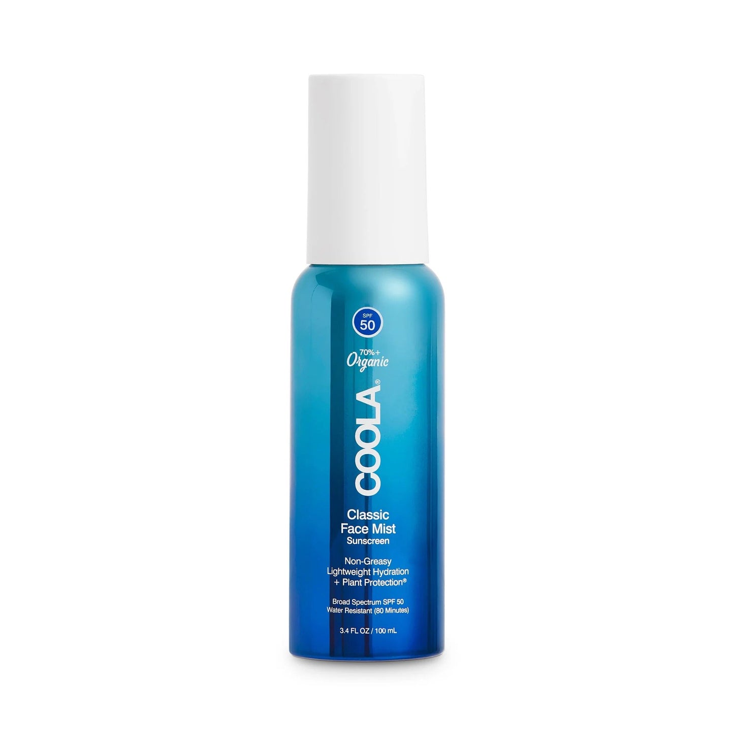 Sunscreen COOLA® Classic Face Mist SPF 50 Mist 3.4 oz. Aerosol Can CL10456