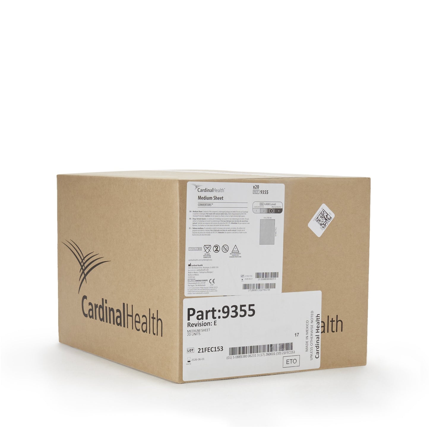 Cardinal Health™ Sterile Medium General Purpose Drape, 40 x 71 Inch 9355