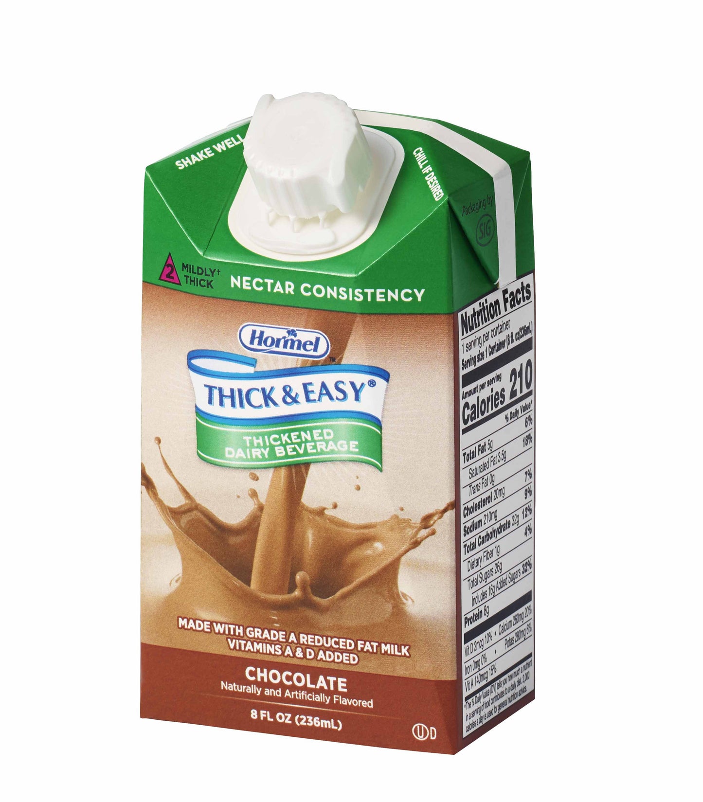 Thick & Easy® Dairy Nectar Consistency Chocolate Milk Thickened Beverage 72447