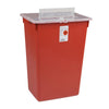Sharps Container Sharps-A-Gator™ Red Base 15-1/2 H X 21-1/2 W X 12 D Inch Horizontal Entry 10 Gallon - 31143665