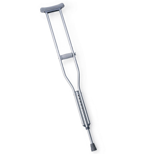 Underarm Crutches Guardian Tall Adult 5 Foot 10 Inch to 6 Foot 6 Inch User Height Aluminum Frame 300 lbs. Weight Capacity MDSV80534
