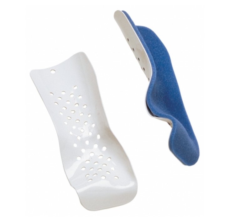 Colles' Wrist Splint ProCare® Padded Aluminum / Foam Left Hand Blue / White Small - 79-71973
