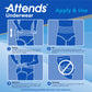 Attends® Maximum Absorbent Underwear, Medium AP0720100