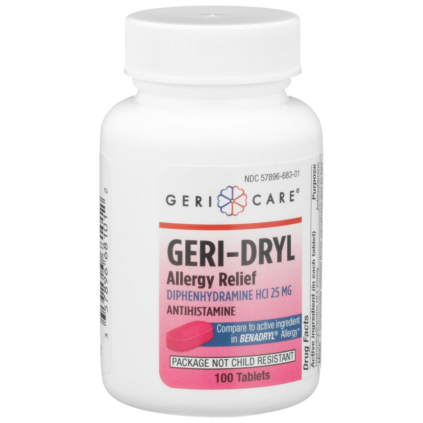 Geri-Dryl Diphenhydramine Allergy Relief 681-01-GCP