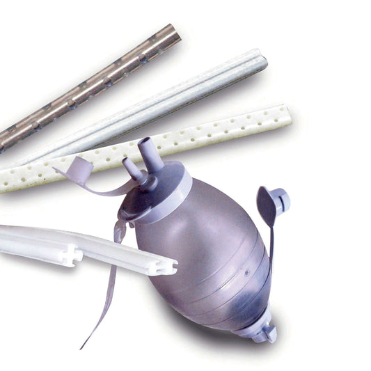 Wound Drain Tube S-Vac® Round Hubless Type With Trocar 4 Channel Type 15 Fr. Size Sterile - 322229