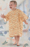 Patient Exam Gown All Stars Small Kid Design (G-Raffe Yellow) Reusable - 5501-S