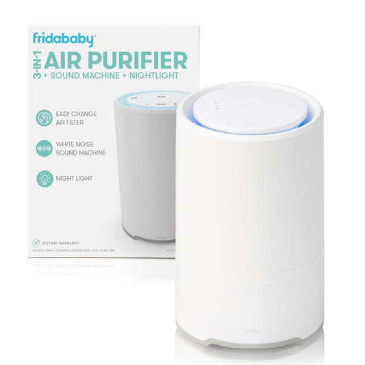 Air Purifier Fridababy® 150 sq ft. 7 X 7 X 9.5 Inch AC Power Hepa and Carbon Filter 3 Speeds 100000080