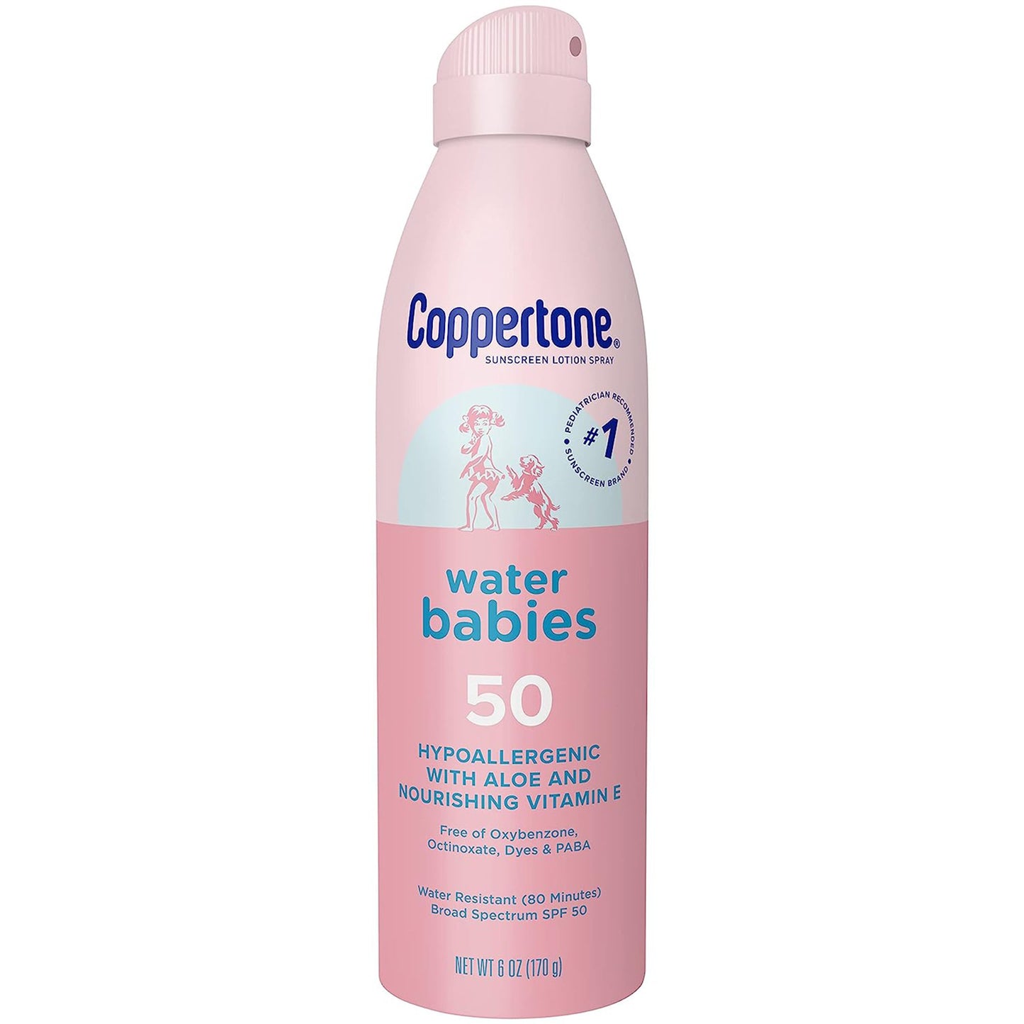 Coppertone® Water Babies Sunscreen Spray, SPF 50 07214002717