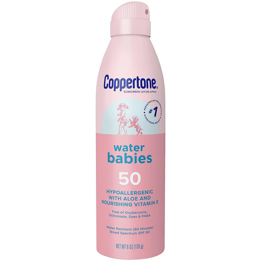 Coppertone® Water Babies Sunscreen Spray, SPF 50 07214002717