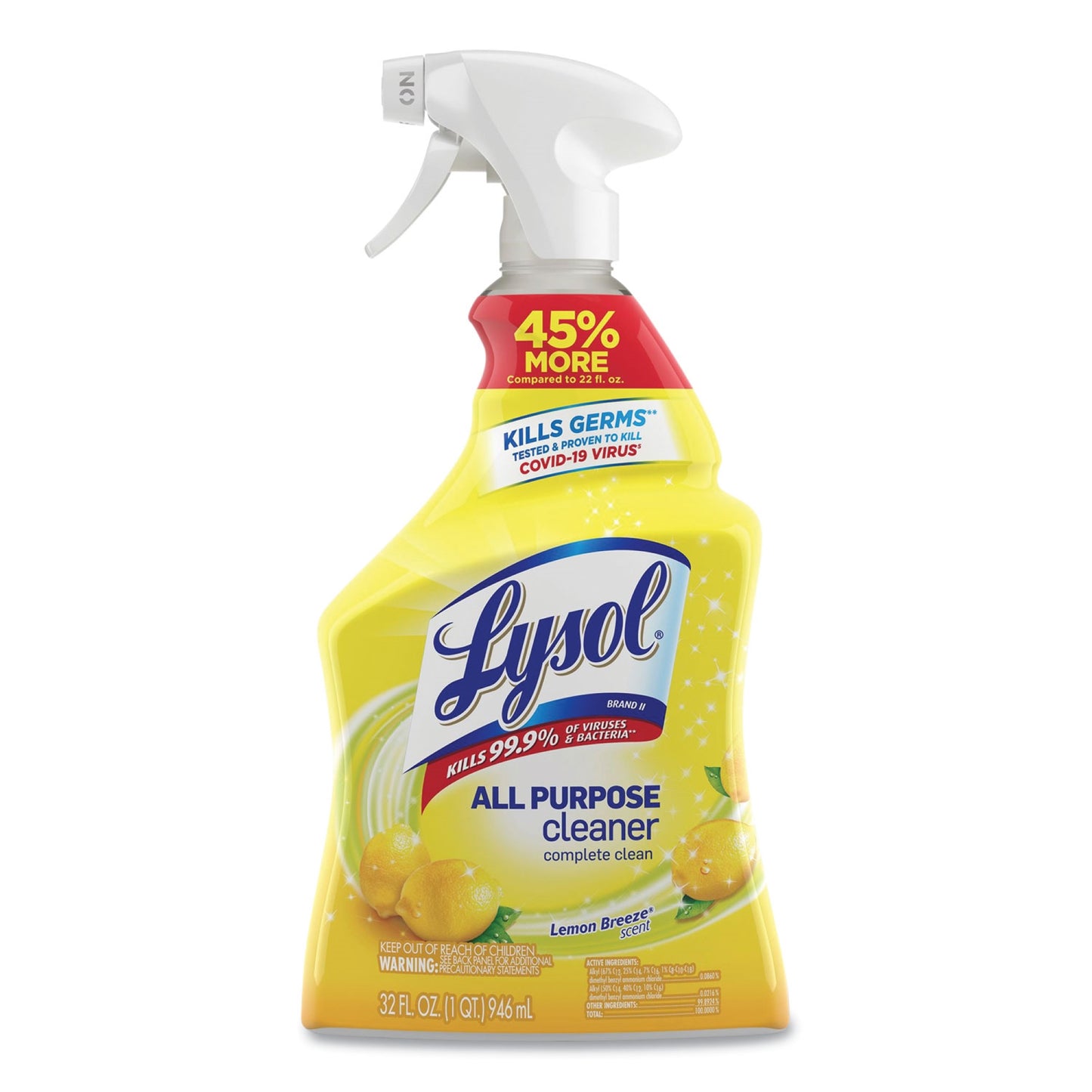 Lysol® All Purpose Cleaner, Lemon Breeze RAC75352CT