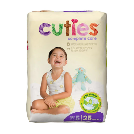 Cuties® Complete Care Diapers for Children, 27+ lbs. CDB005