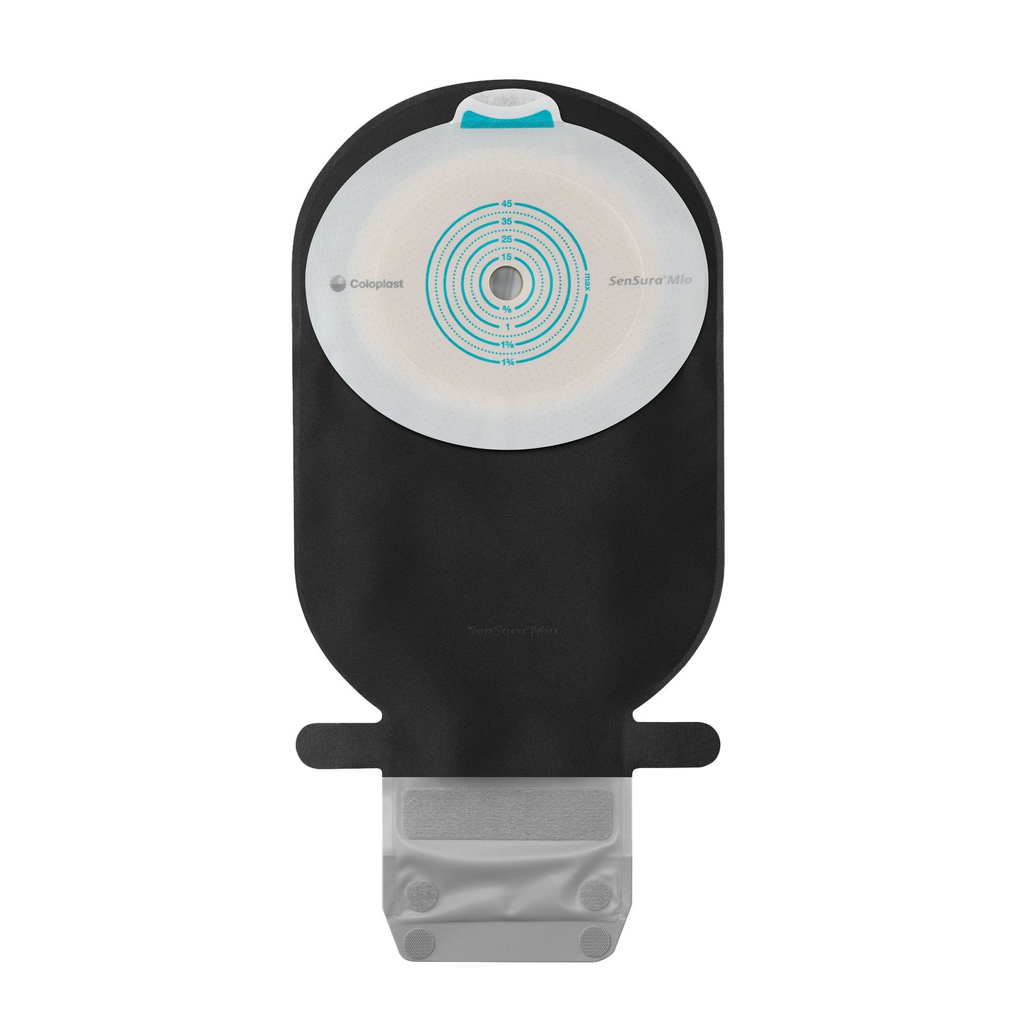 Ostomy Pouch SenSura® Mio One-Piece System Flat, Trim to Fit 3/8 to 2-1/8 Inch Stoma Drainable 18777