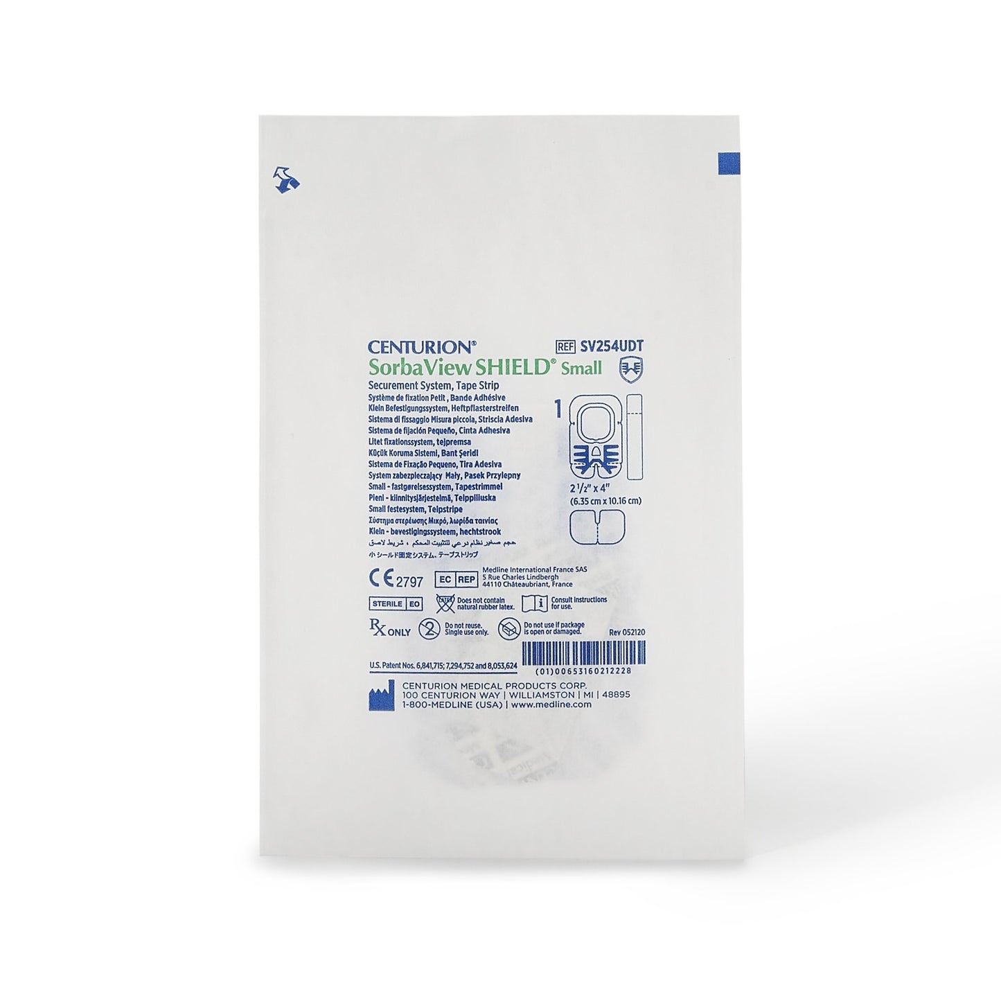 Centurion SorbaView® Integrated Securement Dressing SV254UDT
