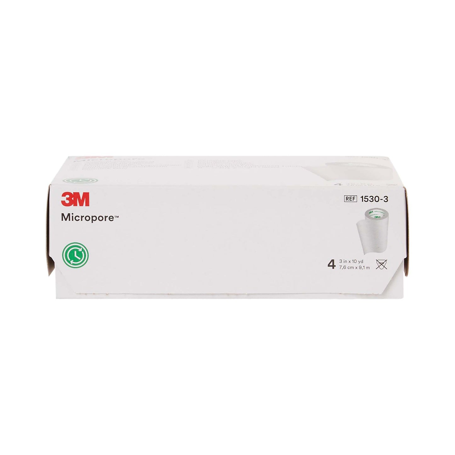 3M™ Micropore™ Paper Medical Tape, 3 Inch x 10 Yard, White 1530-3