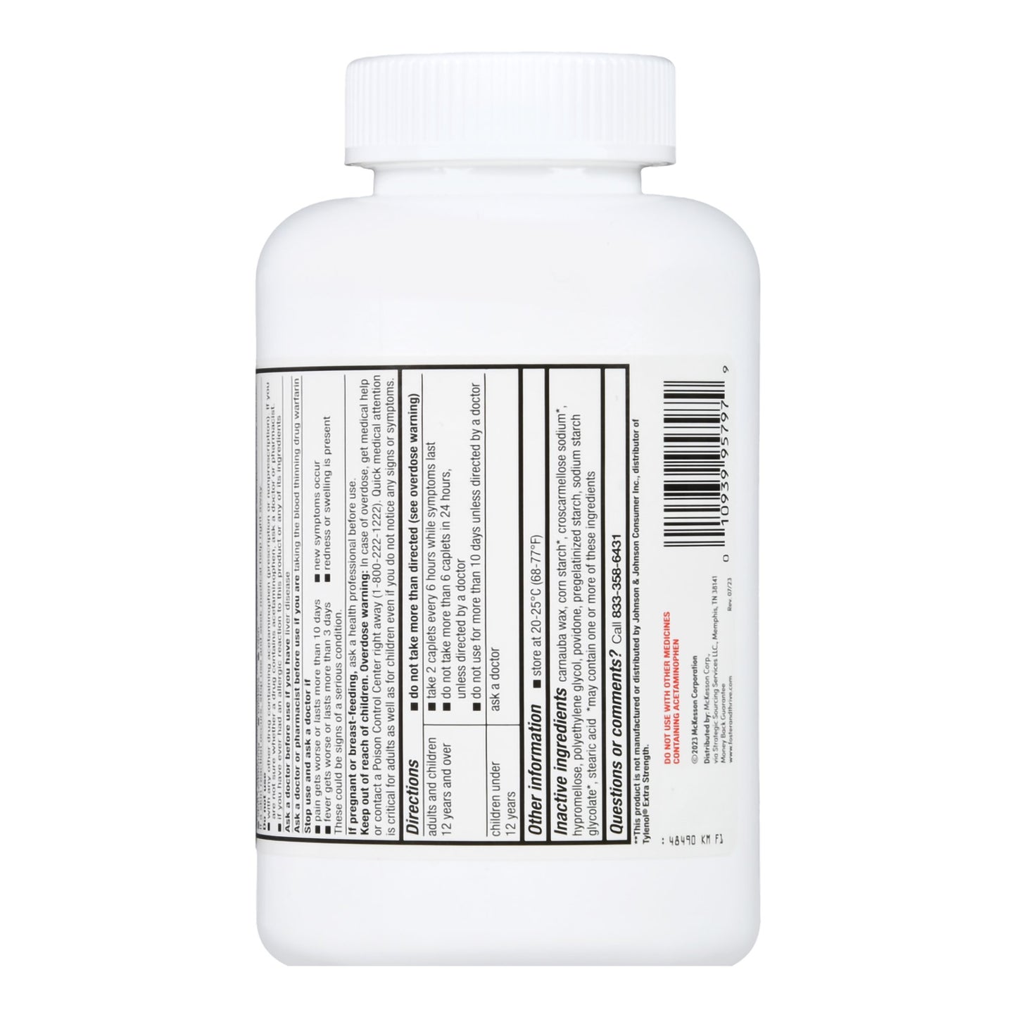 Foster & Thrive™ Extra Strength Pain Reliever Acetaminophen 500 mg Caplets 70677113803