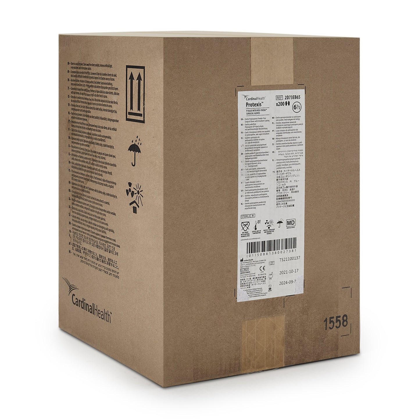 Protexis™ Blue with Neu-Thera® Polyisoprene Surgical Glove, Size 6.5, Blue 2D73EB65