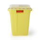 Chemotherapy Waste Container BD™ Yellow Base 26-1/4 H X 20 W X 14-3/4 D Inch Vertical Entry 19 Gallon 305613